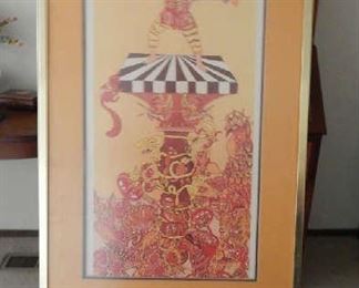 JUDO, BY ARTIST SAFRA. SIGNED & NUMBERED WITH COA