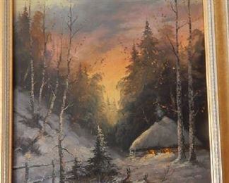 BEAUTIFUL ART PIECE, UNKNOWN RUSSIAN ARTIST.