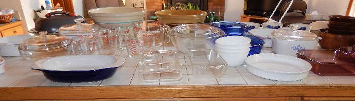 KITCHEN GLASS AND POTTERY INVENTORY