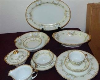 MEITO CHINA-SERVICE FOR 8+. HAND PAINTED. MADE IN JAPAN