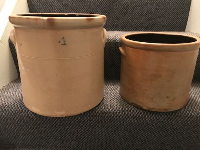 Antique Stoneware crocks