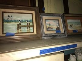 SEA AND BEACH SCENES PAINTINGS