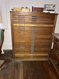 HANDSOME PRINTERS TRAY CABINET