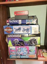 Games and kits in box