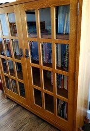 Stickley Mission Oak Double Door Bookcase