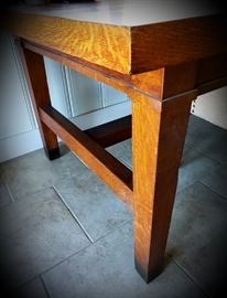 Vintage Oak Library Table
