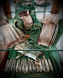 vintage silver plated flatware
