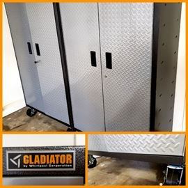 Gladiator rolling shop cabinets