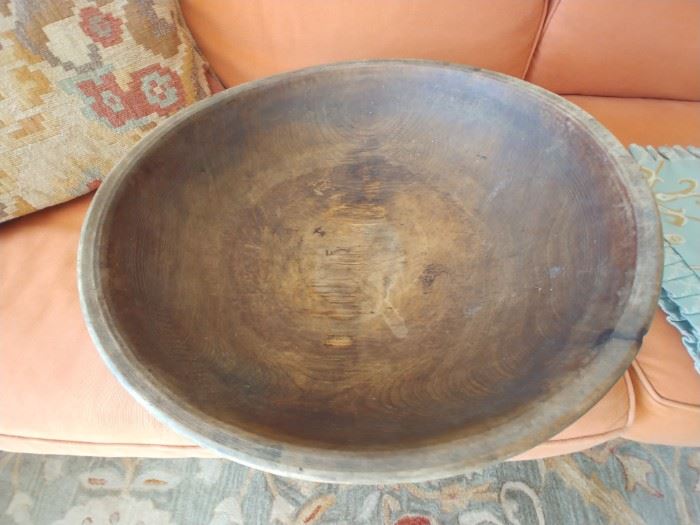 Antique wooden bowl