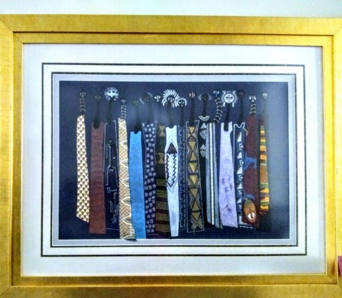 Fabulous original art by renown artist, Frank Frazier.