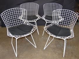 Set of 4 Bertoia Knoll Chairs