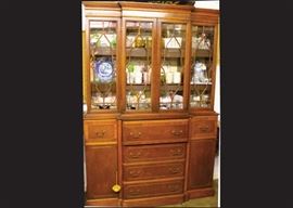 Butlers Desk and Breakfront by Maddox Furniture