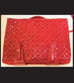 Judith Leiber vintage snake skin bag