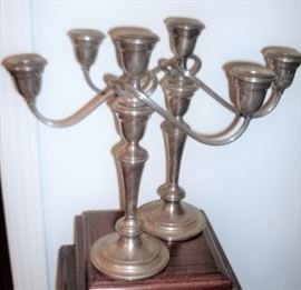 SILVER CANDLEABRAS
