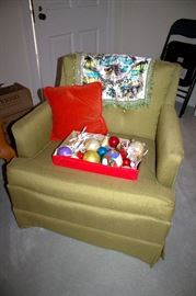 One of the green chairs is still available