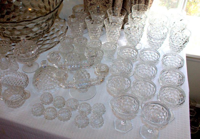 We still have the Fostoria "American" champagne glasses - the other items have sold