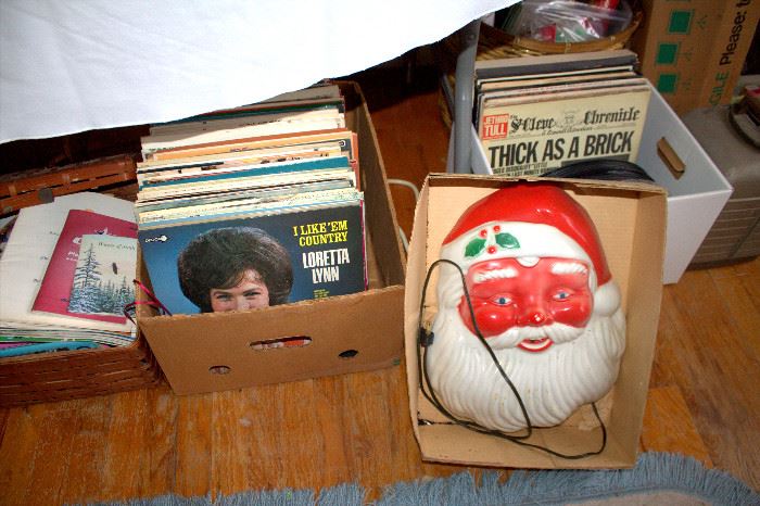 Vintage records (some of these items may have sold)