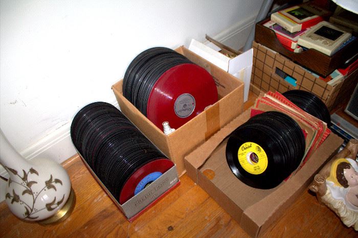Vintage records (some of these items may have sold)