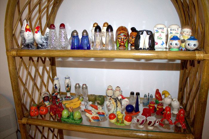 Vintage salt & pepper shaker collection (some of these items may have sold)