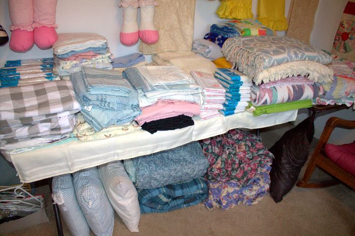 Linens (some of these items may have sold)
