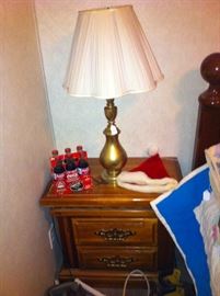 Night stand - 2 of these, collectible coke bottles