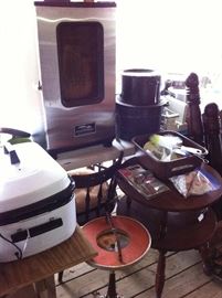 Masterbuilt electric smokehouse, round table