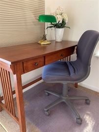 Desk with Rolling Chair