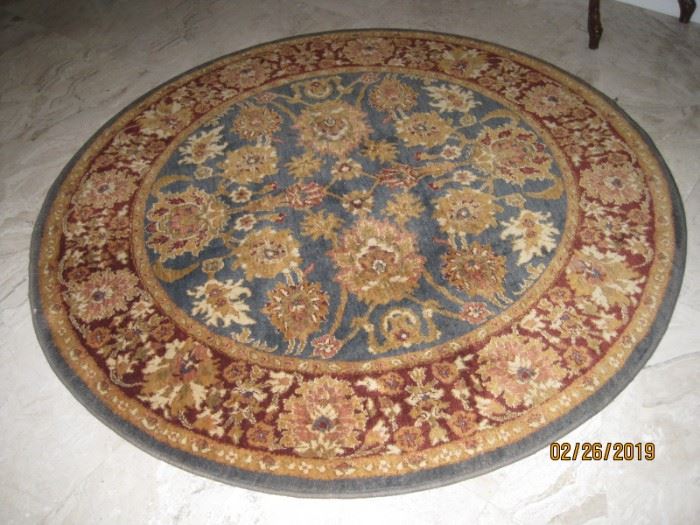 Round Entry Way Rug