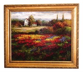 Vibrant flower Field