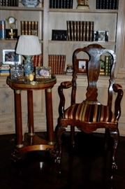 English 18th Century Burlwood chair 