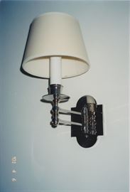 Adjustable Polished Nickel Wall Adjustable Wall Lamp