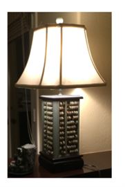 Jade Abacus Lamp