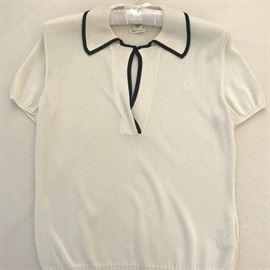 Hermes short sleeved sweater. 