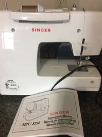 Almost new Singer sewing machine with case