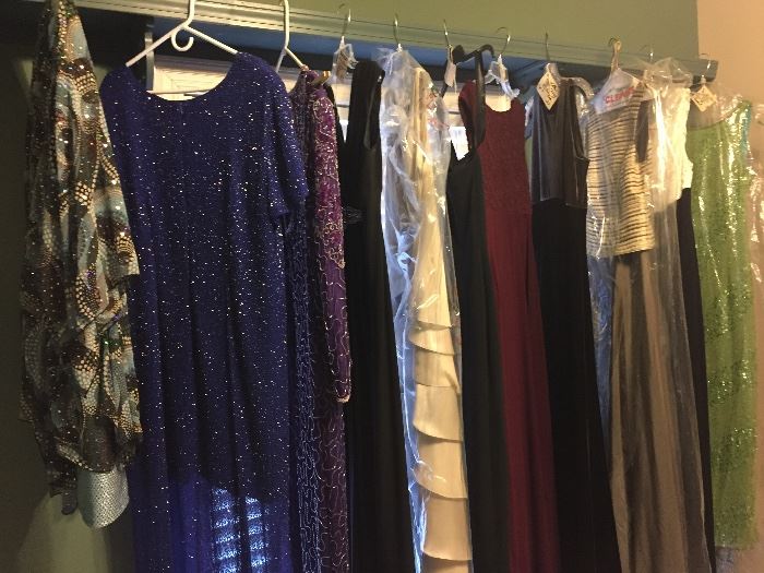 Beautiful Mardi Gras gowns from sizes 8-18