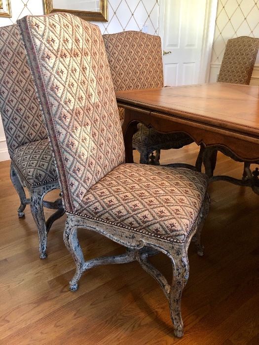 Minton-Spidell L'avant Dining Chairs - 8 side chairs and 2 arm chairs