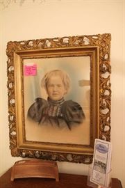 Antique Picture of Little Girl