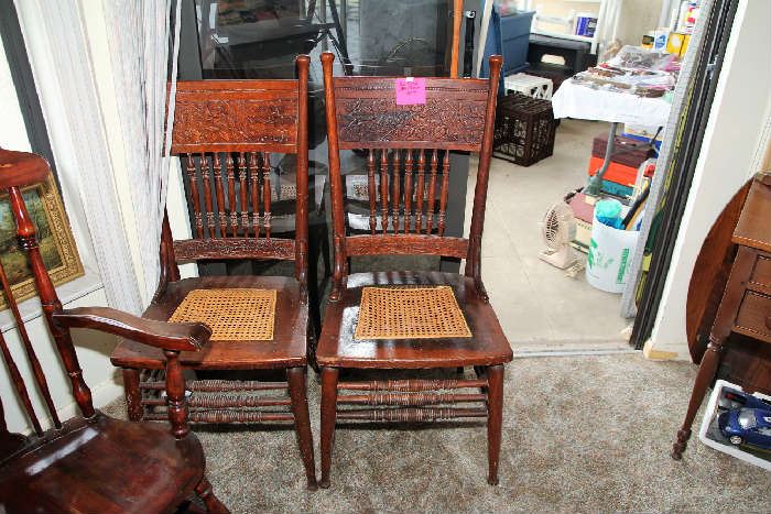 French Cane Side Chairs