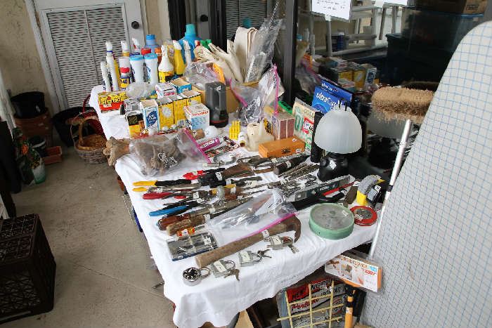 Hand Tools, Cleaning Products, Gardening Items