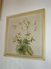 One of Three Large Original Floral Paintings