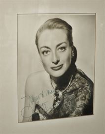 Autographed Photo of Joan Crawford