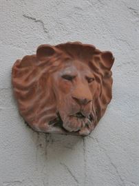Terracotta Lion Head