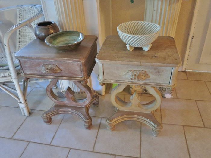 Pair of Bleached Victorian Side Tables