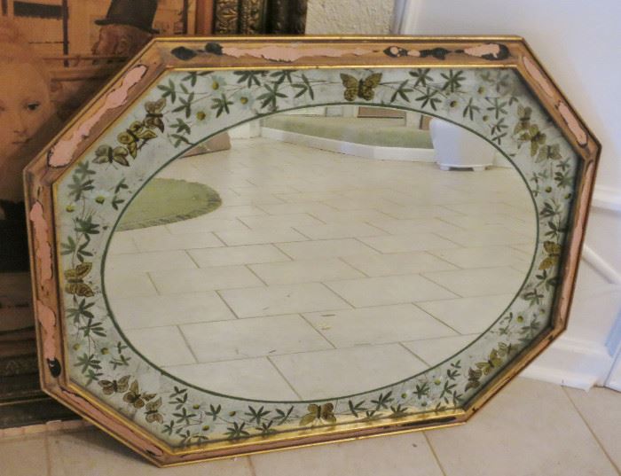 Oval Octagonal Mirror