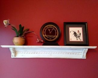 Wall shelf with cute stuff!