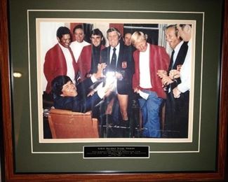 USA Ryder Cup Team Celebrating Beating the Pants Off of Great Britain & Ireland 