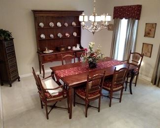 Picture of the dining room the way it was originally set up