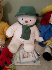 Snowman made by Eden and storybooks, at least 30 inches tall