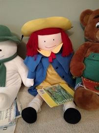 Madeline made by Eden and story book, at least 30 inches tall