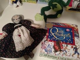 Quilt makers doll and story book